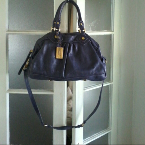 Marc By Marc Jacobs Handbags - Marc by Marc Jacobs Purple Leather Crossbody Bag